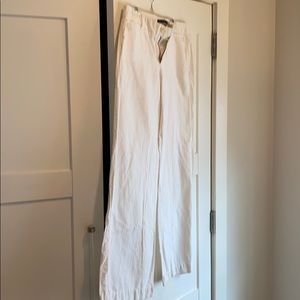 Gap white pants - wide leg- size 4